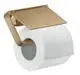AXOR-HG-AXOR-Universal-Softsquare-Toilettenpapierhalter-mit-Deckel-Brushed-Bronze-42836140 gallery number 1
